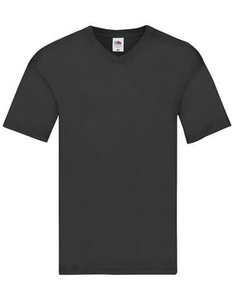 Original V-Neck T-Shirt ohne Druck